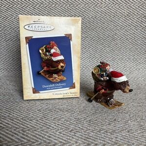 2004 Hallmark Keepsake Ornament Downhill Delivery 1st in the Series